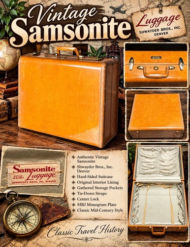 Vintage samsonite suitcase - vintage,