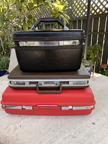 Lot vintage samsonite hard - vintage,