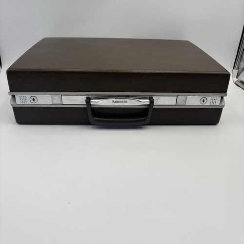 Vintage samsonite brown hard - vintage,