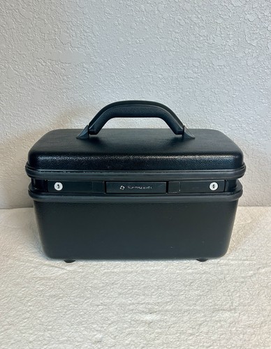 Vtg samsonite black - black, shell