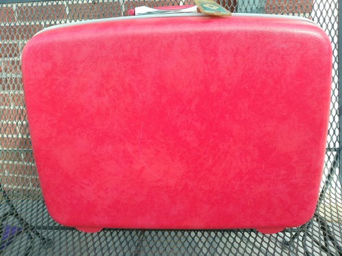 Vintage samsonite pink marbled - samsonite,