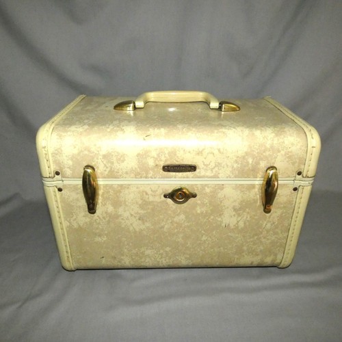 Vintage samsonite tan - vintage, marble