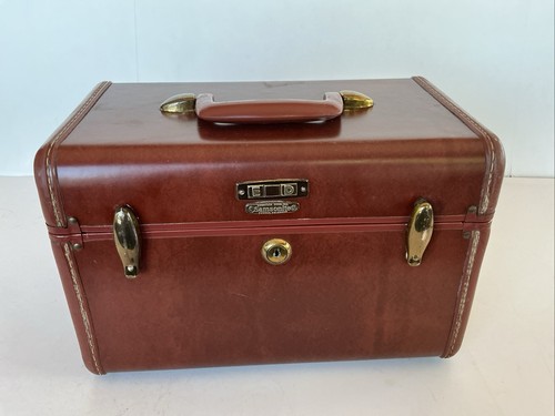 Samsonite train tray mirror - train, w/tray