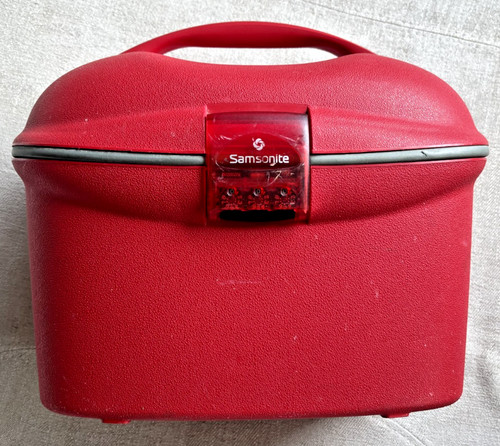 Vintage samsonite red - red, hard
