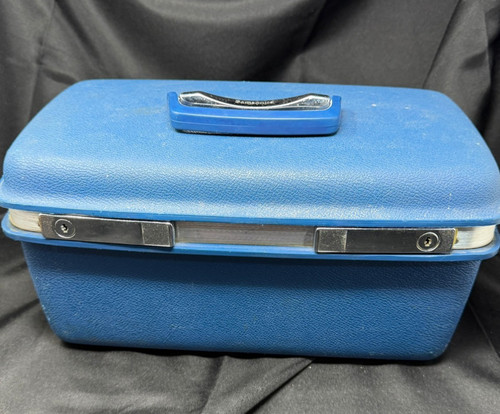 Vintage samsonite blue hard - vintage,